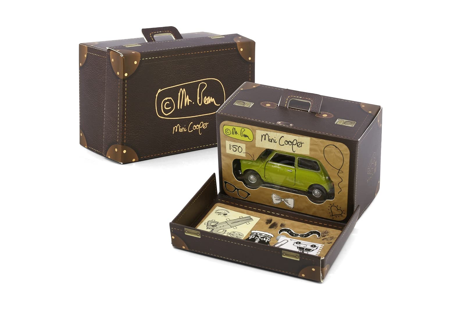 Amazon.co.jp: Tiny City Mr. Bean Mini Cooper Set (Includes Drive