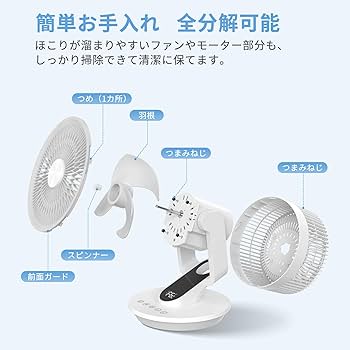 Amazon | サーキュレーター DCモーター【2025年業界トップモデル 極