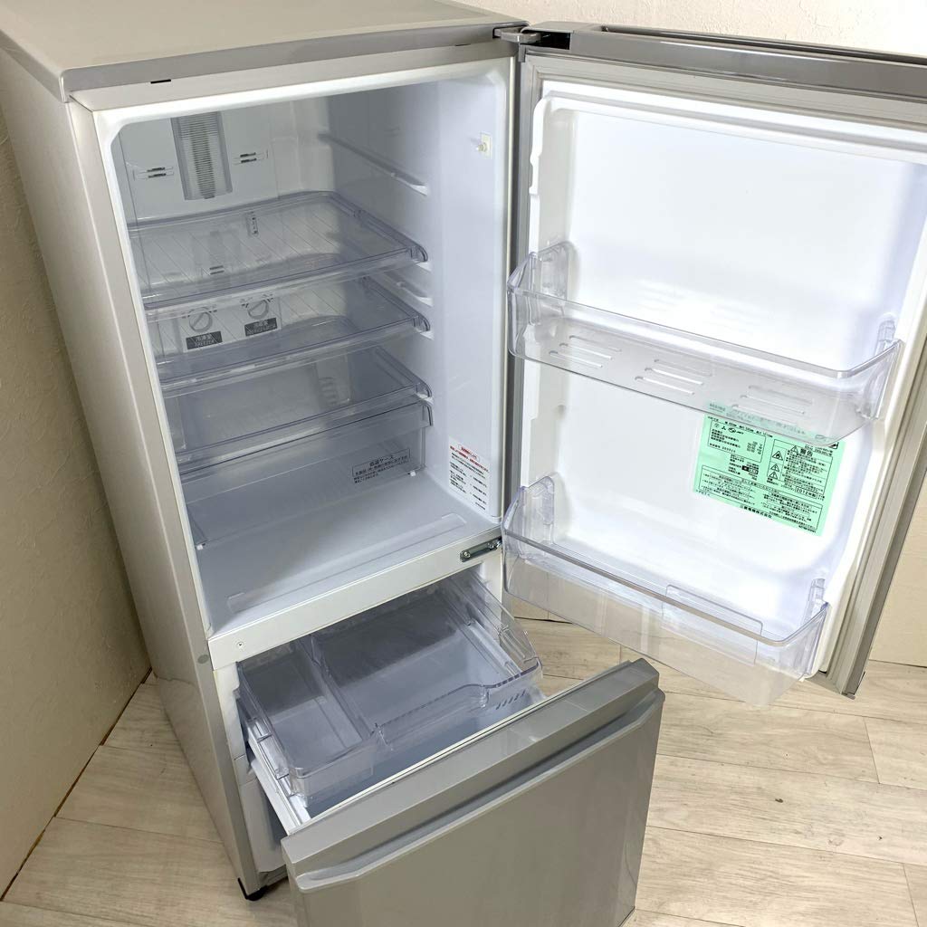 Amazon.co.jp: 三菱 146L 2ドア冷蔵庫(ピュアシルバー)MITSUBISHI MR