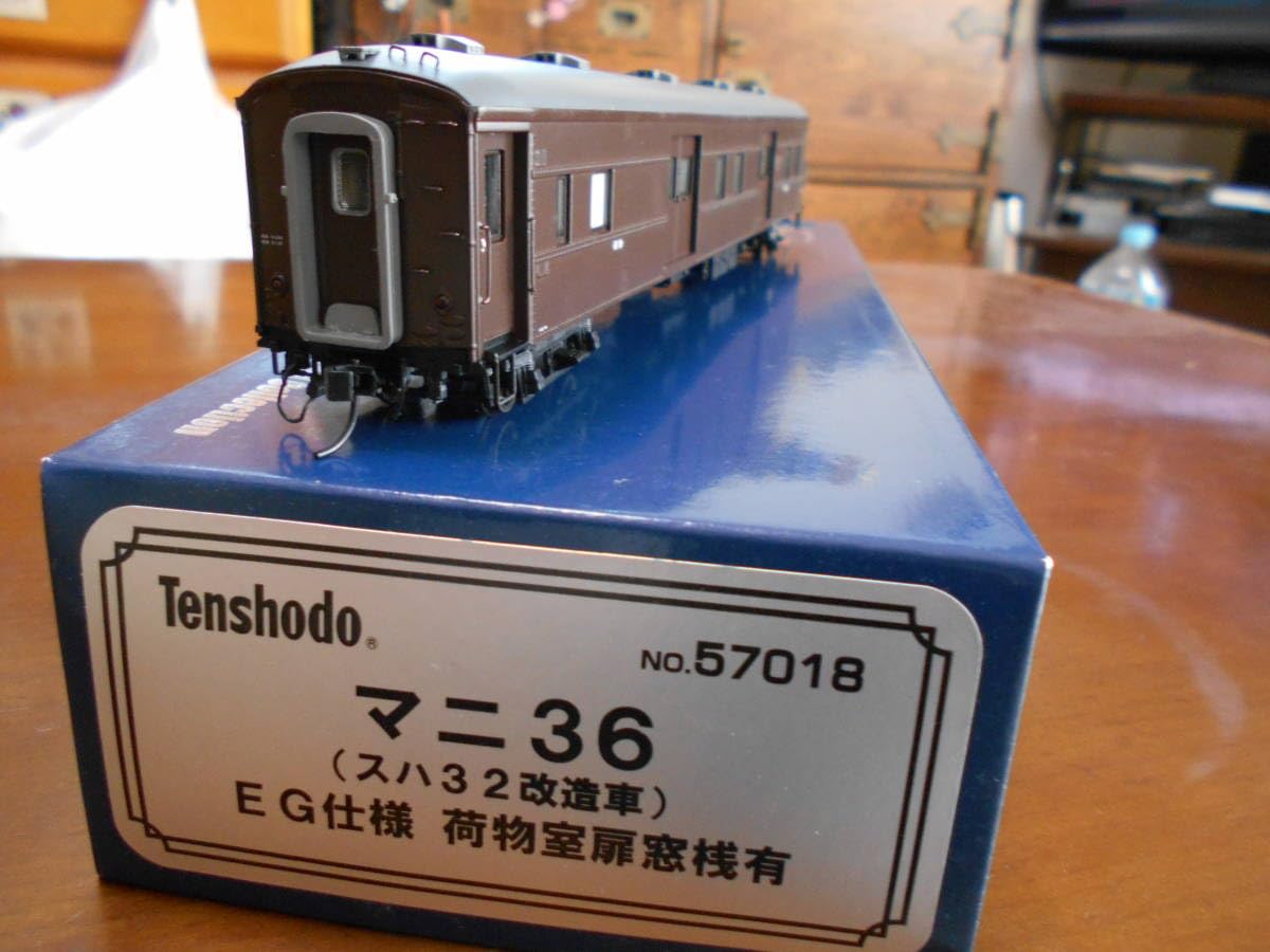 Amazon.co.jp: 天賞堂57016 マニ36EG仕様スハ32改造車 荷物室扉窓