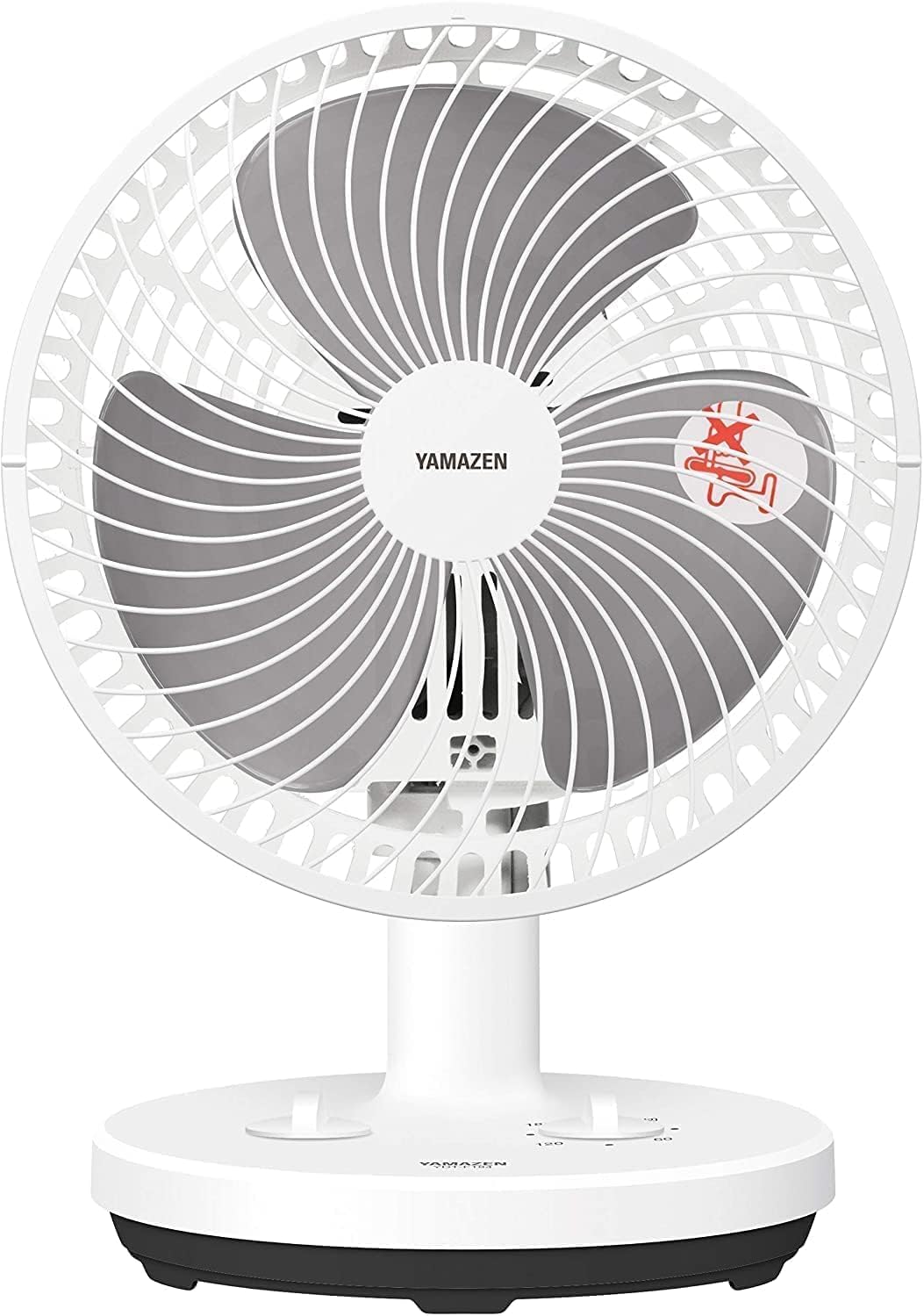 Amazon | [山善] 扇風機 18cm 卓上 小型 タイマー付き 左右首振り