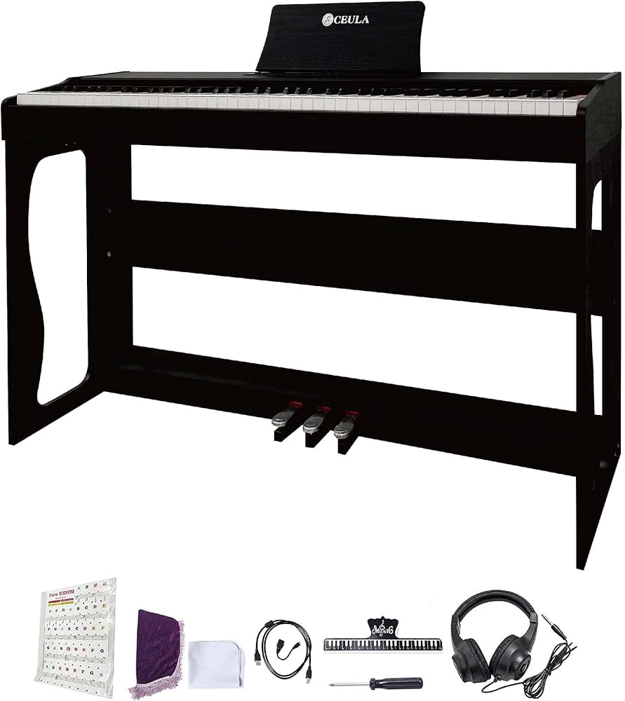 Amazon | CEULA 電子ピアノ 88鍵盤 コンパクト グレードハンマー