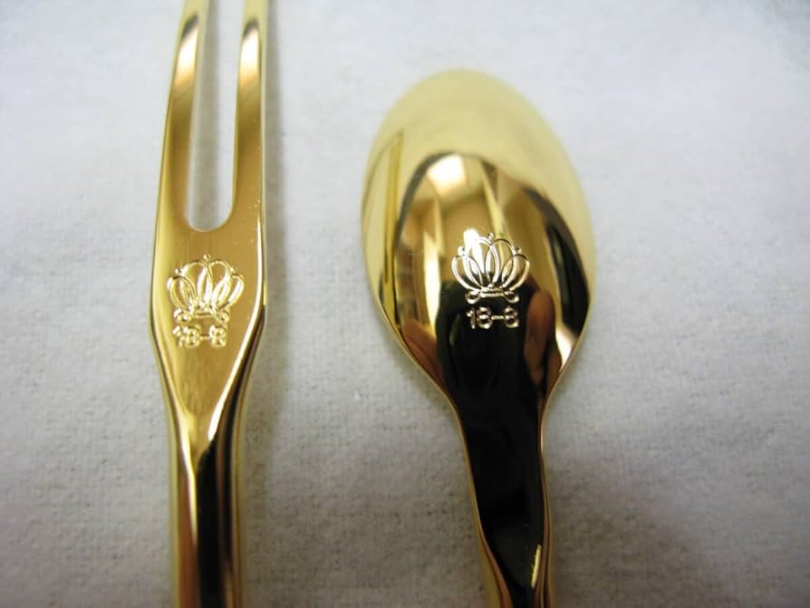 Amazon | MIKIMOTO/ミキモト 金仕上げ スプーン フォーク 10本セット