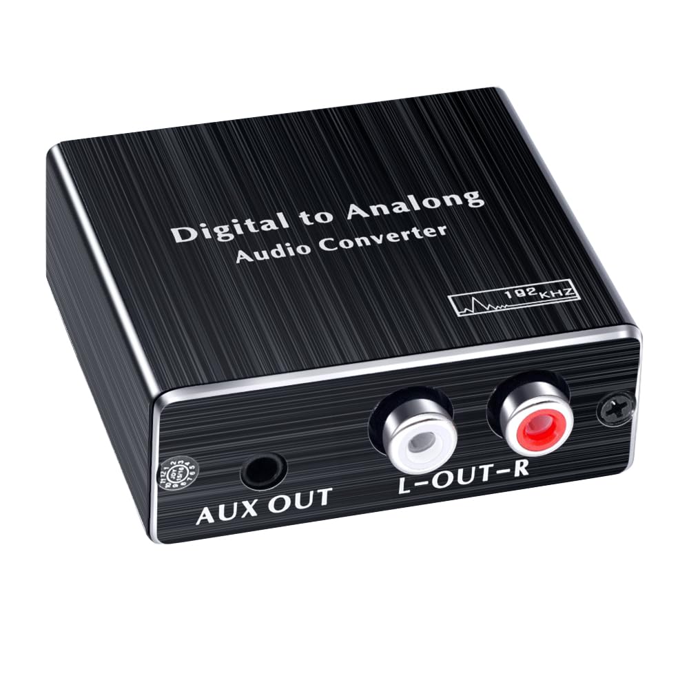 Amazon.co.jp: BLUPOW DAC デジタル アナログ 変換器 光・同軸入力