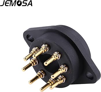 Amazon.co.jp: JEMOSA EIZZ 8ピン 真空管ソケット 2個 KT88 EL34 5AR4