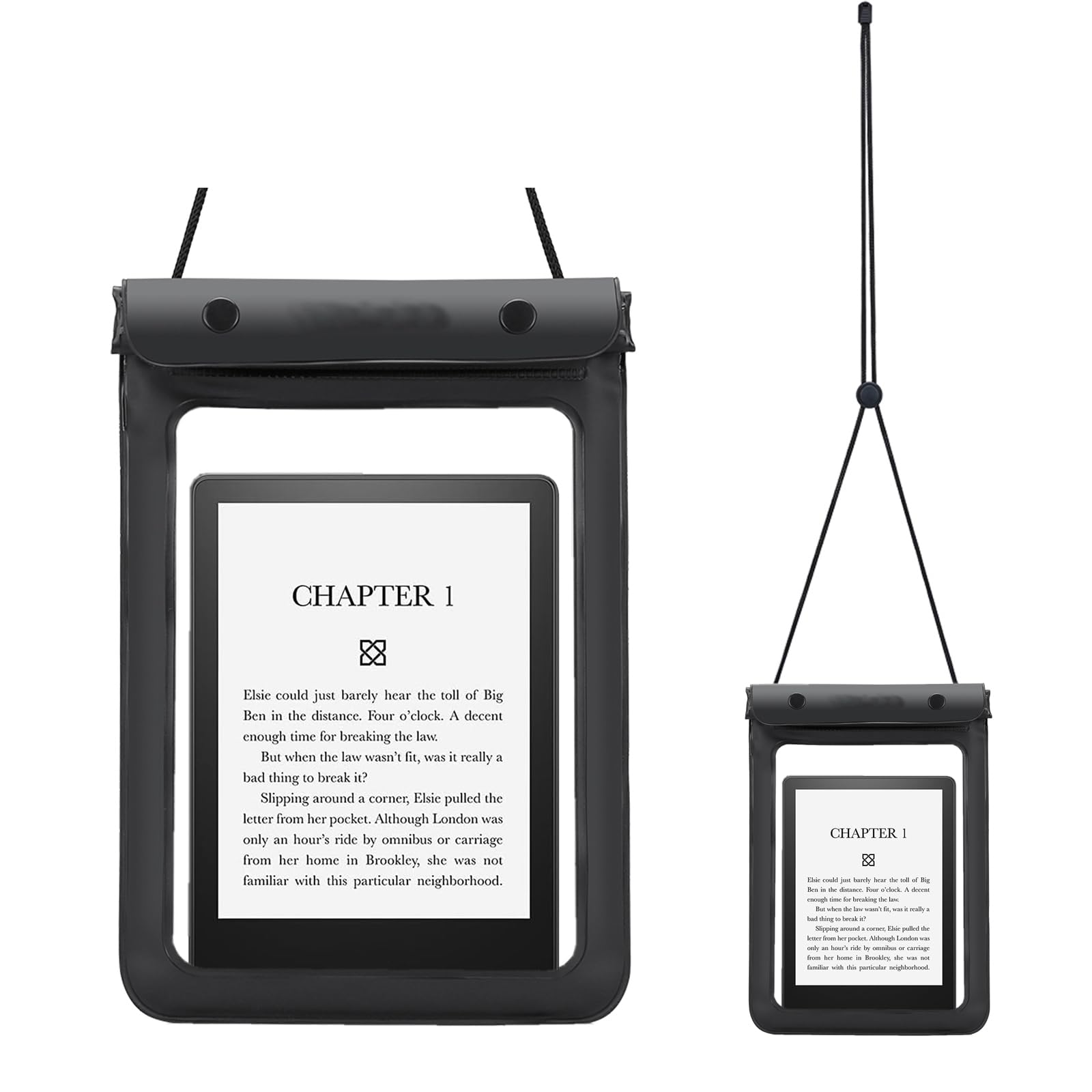 Amazon.co.jp: ユニバーサルタブレット防水ケース電子書籍リーダー保護