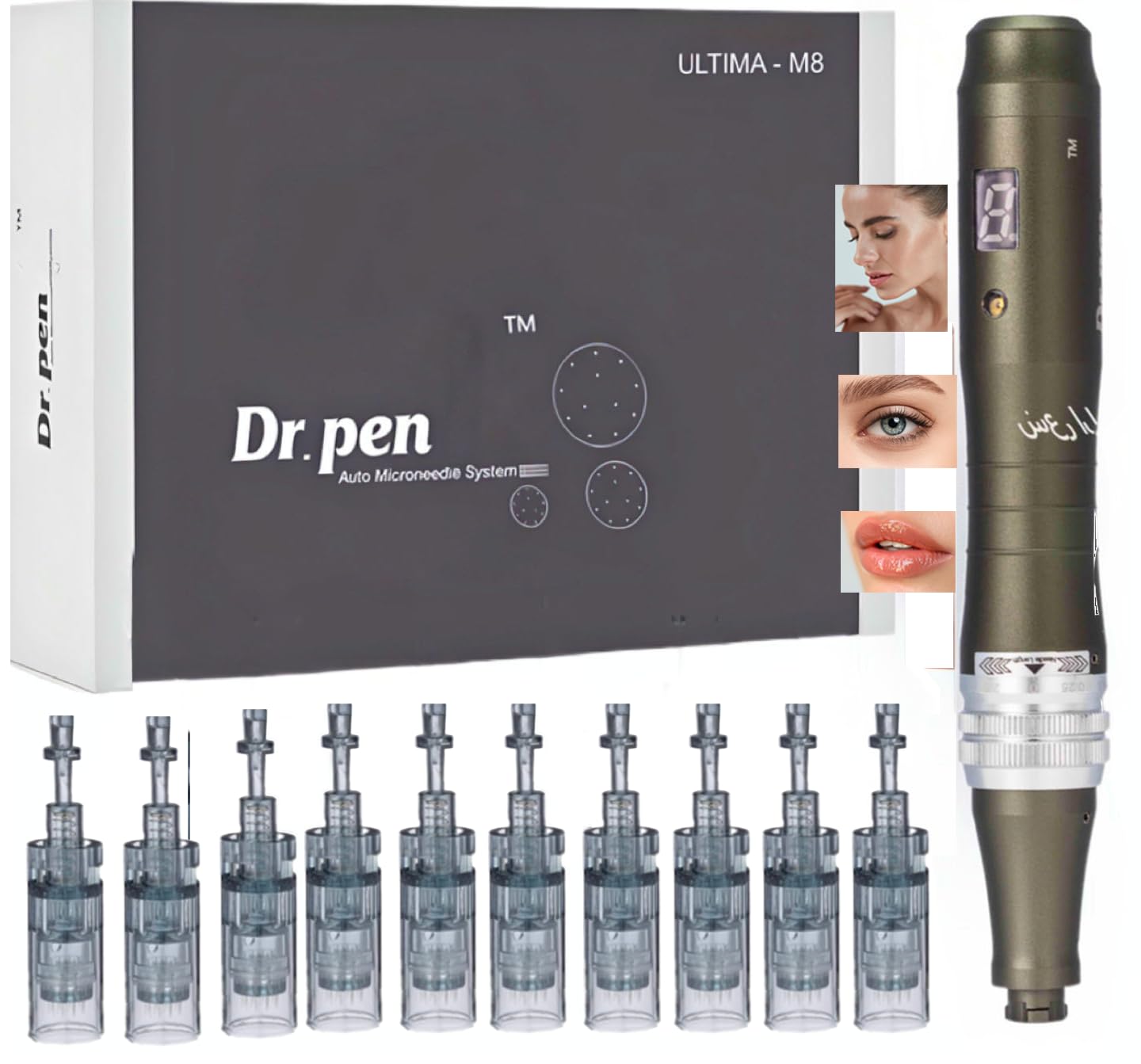 Dr.pen Ultima M8 Wireless Microneedling Pen Kit Including 10