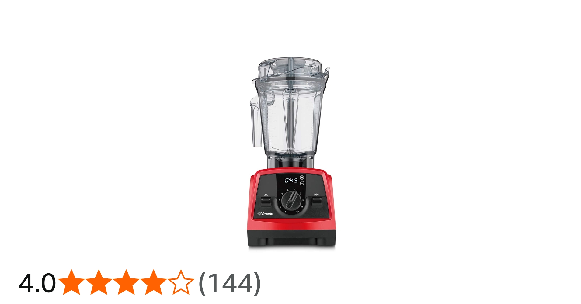 Amazon | 【公式】Vitamix V1200i ミキサー レッド 10年保証 2L
