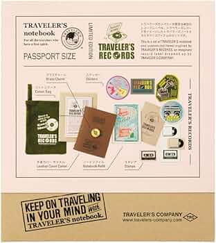 Amazon.co.jp: トラベラーズノート パスポートサイズ 限定セット