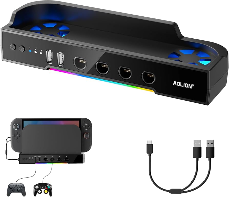 Amazon.co.jp: LuxiSync Switch 2用 冷却ファン スイッチ2ドック対応