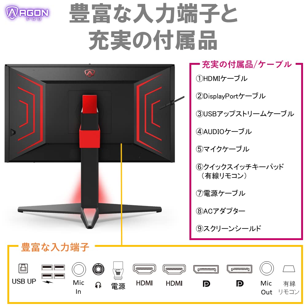 Amazon.co.jp: AOC ゲーミングモニター AGON ゲーミング液晶