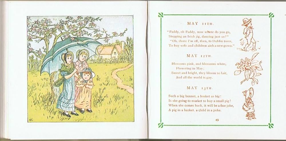 Kate Greenaway's Birthday Book: Verses By Mrs Sale Barker: Amazon