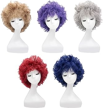 Amazon.co.jp: [富士達] アフロ ウィッグ パーマ ボンバー 耐熱