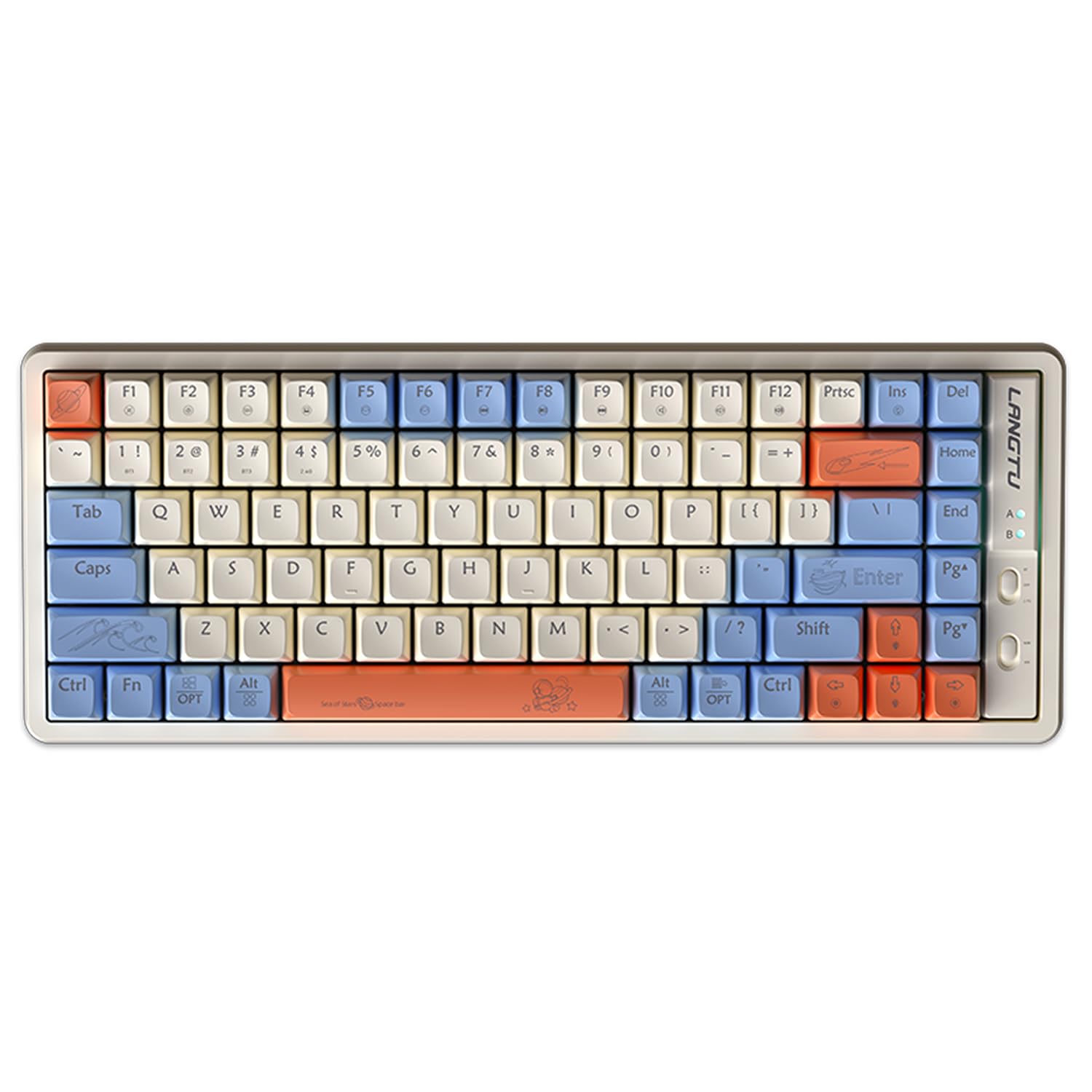 Amazon | LANGTU メカニカルキーボード ホットスワップ 英語配列 85Key