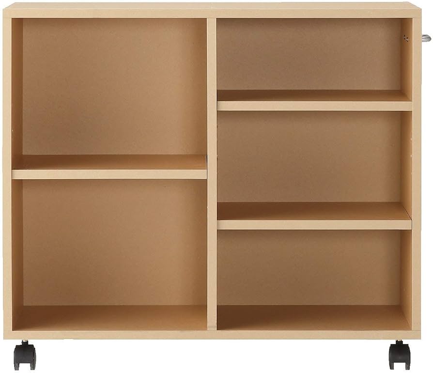 Amazon｜無印良品 パルプボードボックスキャスター付・ベージュ