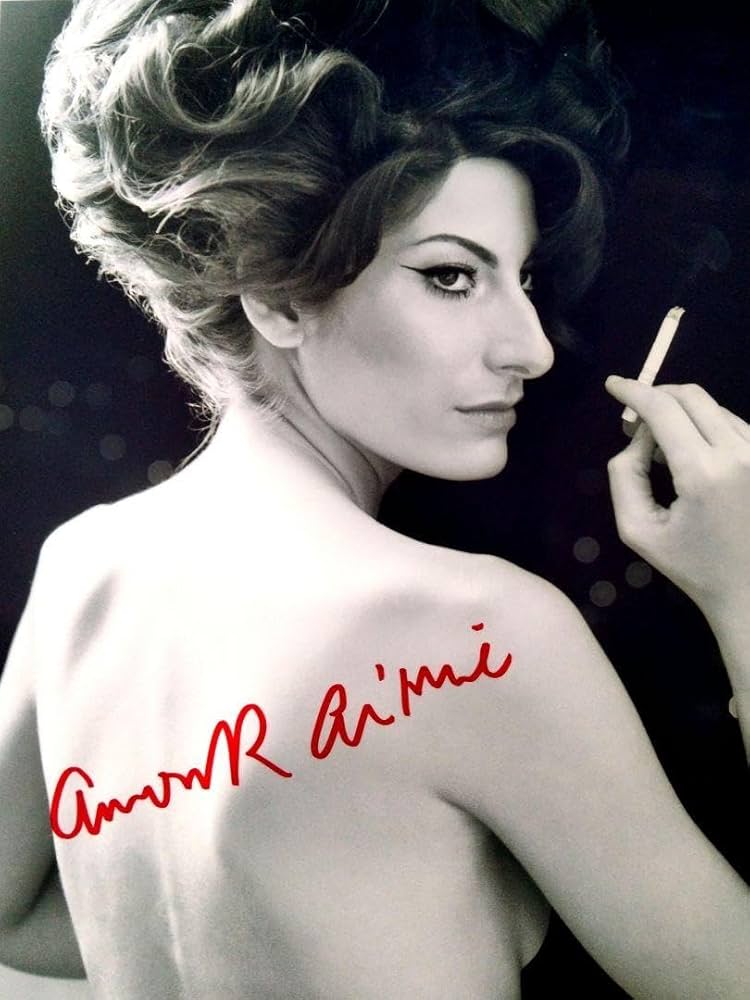 Amazon.co.jp: アヌークエーメ直筆サイン入り写真…男と女…Anouk Aimée