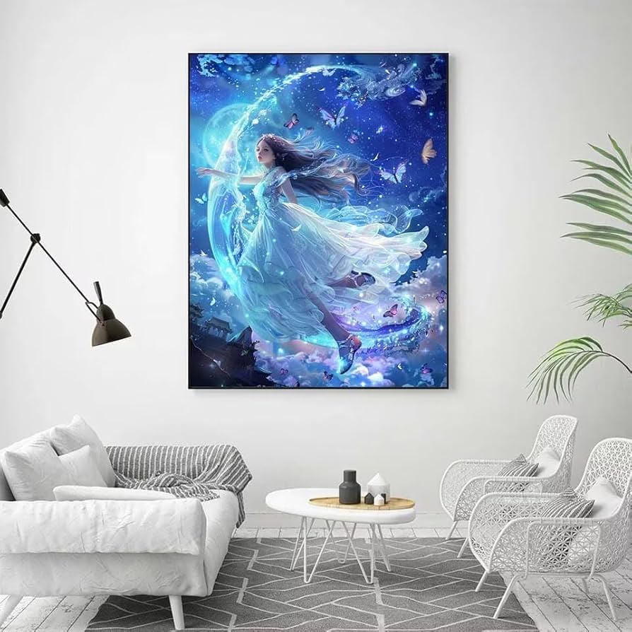 Amazon | ダイヤモンドアート 女の子, ダイヤモンド アート 天使