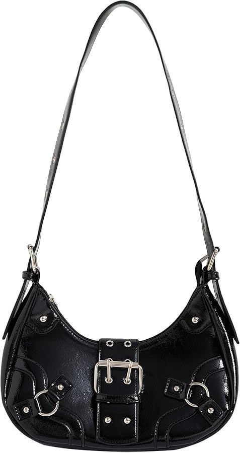 Amazon.com: Verdusa Women's Y2k Purse Goth Handbag Studded PU