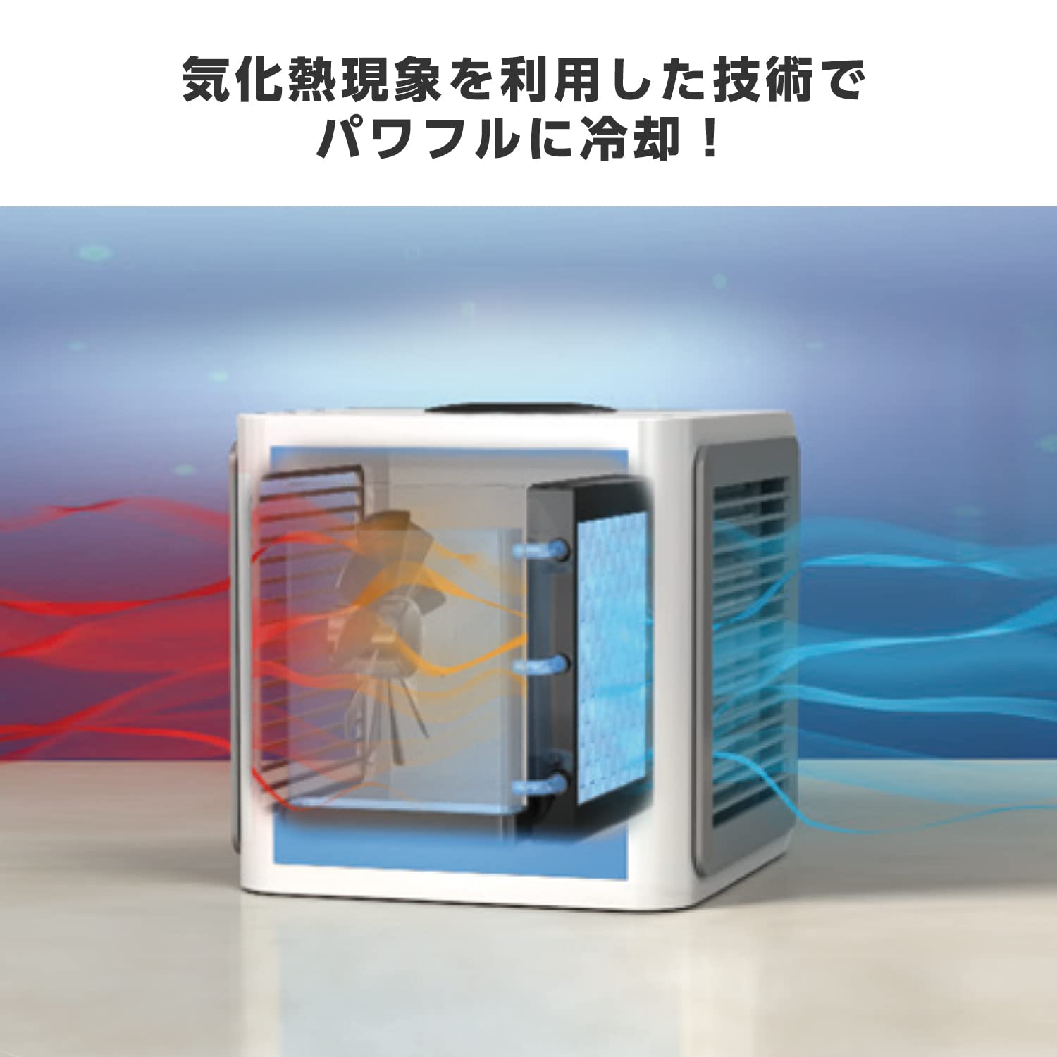 Amazon.co.jp : Shop Japan ここひえ R2 2020年 扇風機 冷風扇 卓上