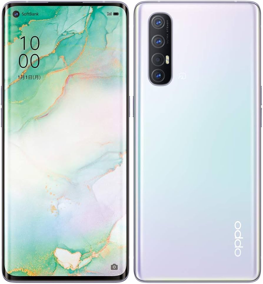 Amazon | SIMフリー SoftBank OPPO Reno3 5G ミスティ ホワイト A001OP