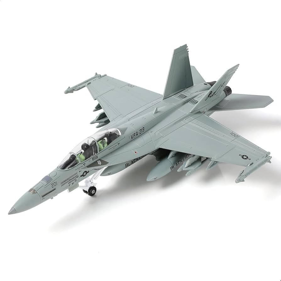 Amazon.com: NUOTIE 1/100 F/A-18 Super Hornet Fighter Aircraft