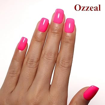 Amazon.com : Ozzeal Neon Gel Polish,0.5 Fl Oz Neon Pink Gel Nail