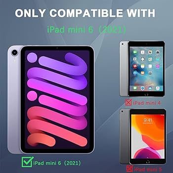 Amazon.com: Neepanda Clear Case for iPad mini 7 A17 Pro/Mini 6