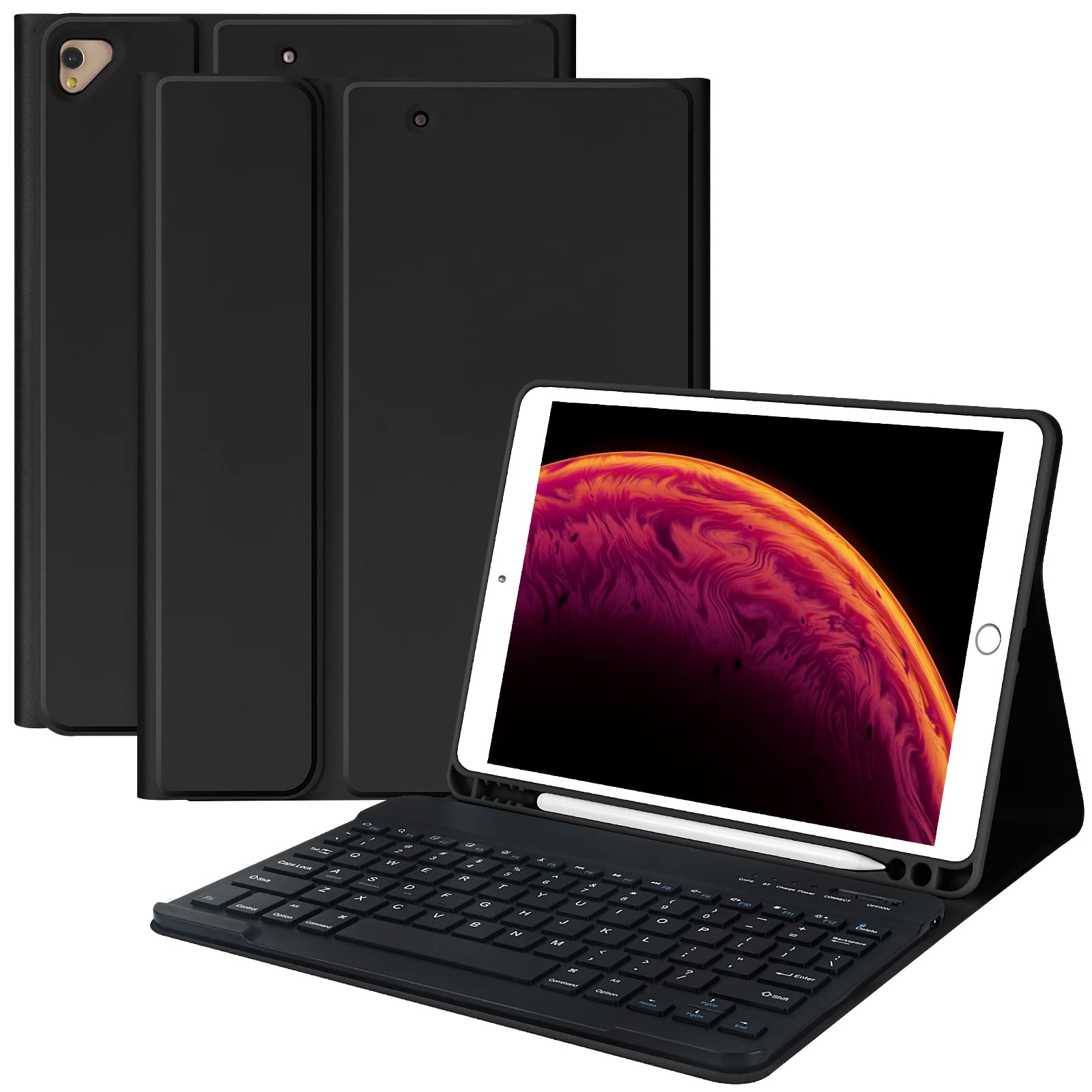 Amazon.com: MMK for iPad 9th Generation Case with Keyboard, for