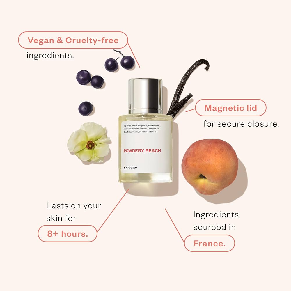 Amazon.com : Dossier - Powdery Peach - Eau de Parfum - Inspired by