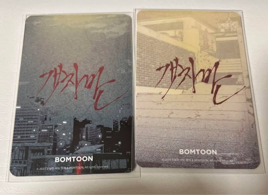 Amazon.co.jp: SCUMBAG スカムバグ 韓国BL レジン トレカ : おもちゃ