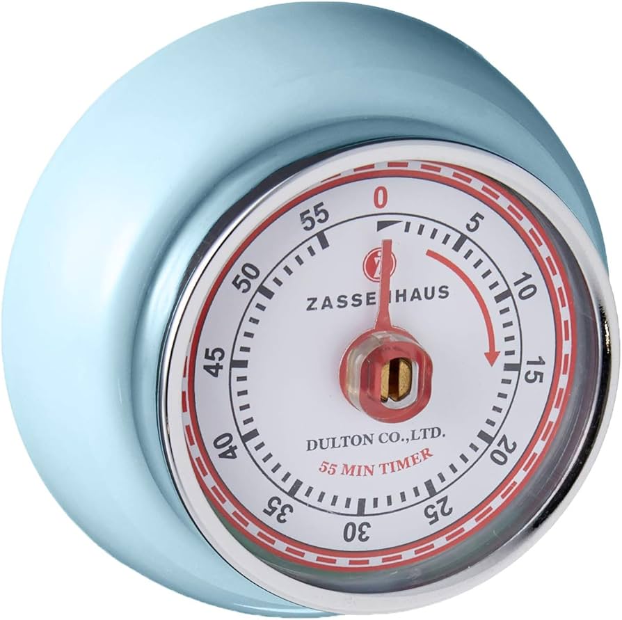 Amazon.com: Zassenhaus Magnetic Retro Kitchen Timer, Classic