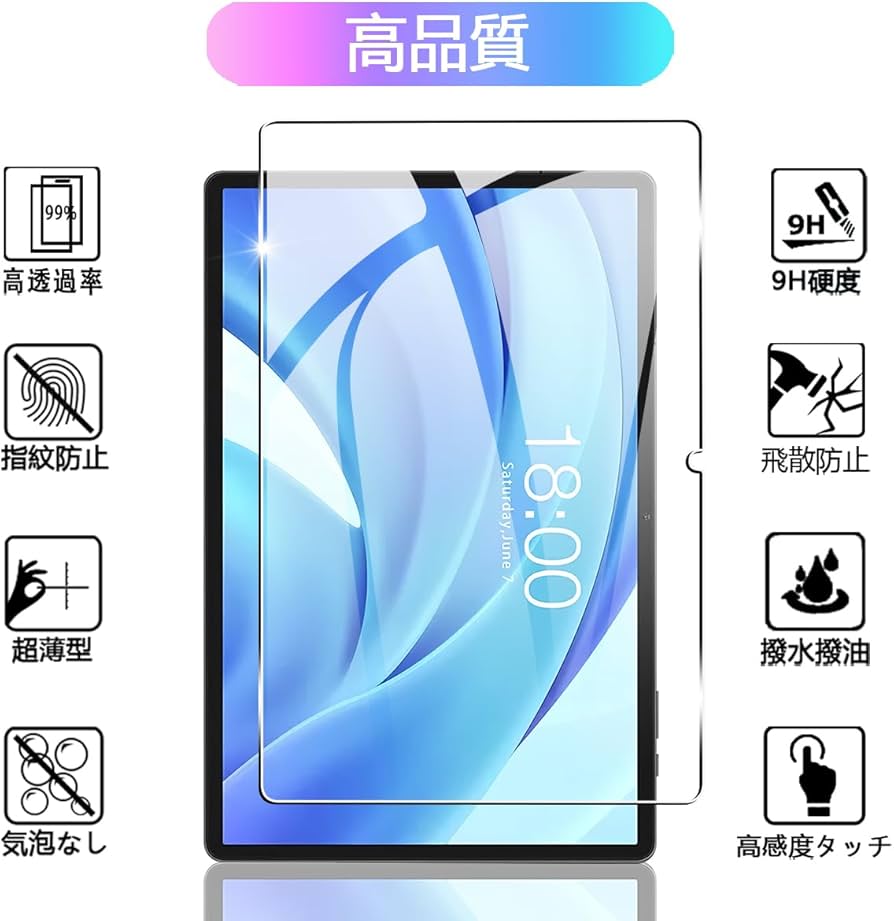 Amazon.co.jp: 【2枚セット】 対応 Teclast P50 AI/T50HD/P50/P50S