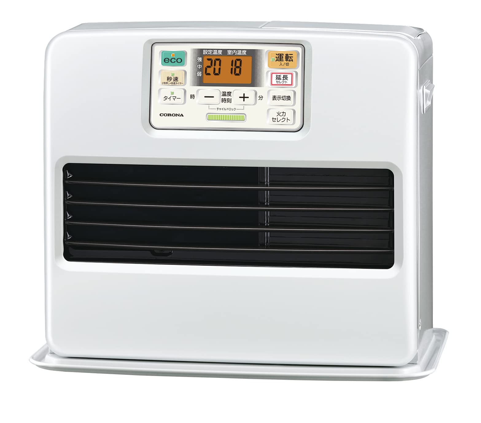 Amazon.co.jp : コロナ 石油ファンヒーター パールホワイト FH