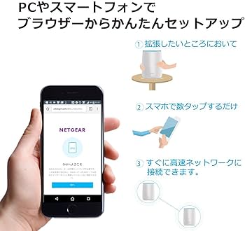 Amazon | 【メーカ生産終了品】 NETGEAR メッシュWiFi無線LANルーター2