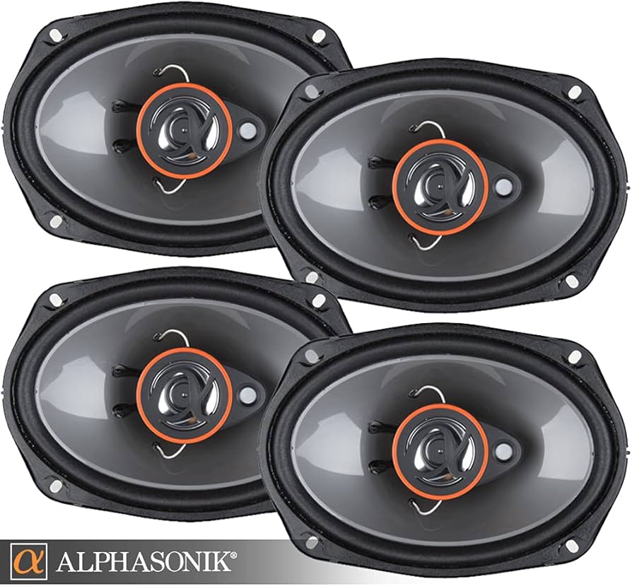 Amazon.com: Alphasonik AS268P Loudspeakers 2 Pairs of 6X8 350W Max