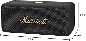 Amazon.com: Marshall Emberton II Portable Bluetooth Speaker, Black