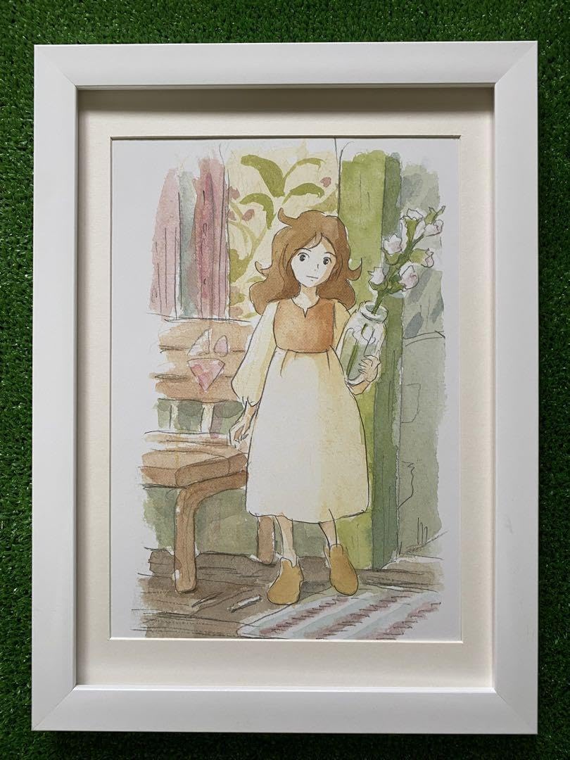 Amazon.co.jp: 額装品 借りぐらしのアリエッティ ポスター 米林宏昌