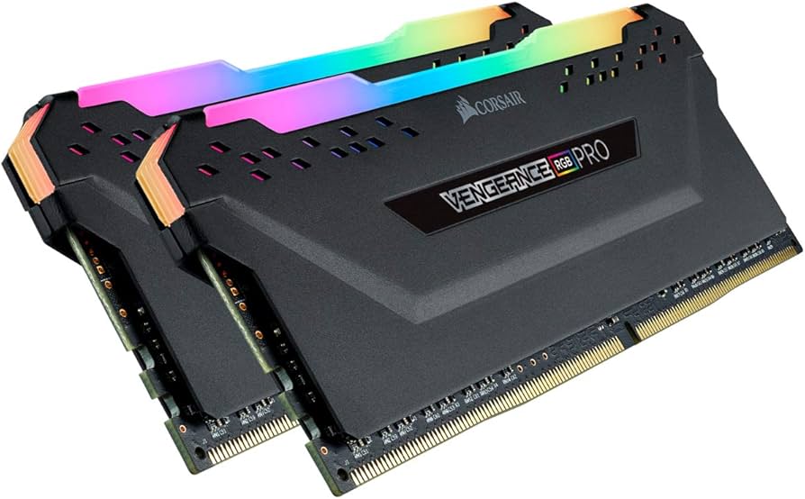 CORSAIR VENGEANCE RGB PRO DDR4 RAM 64GB (2x32GB) 3600MHz CL18-22