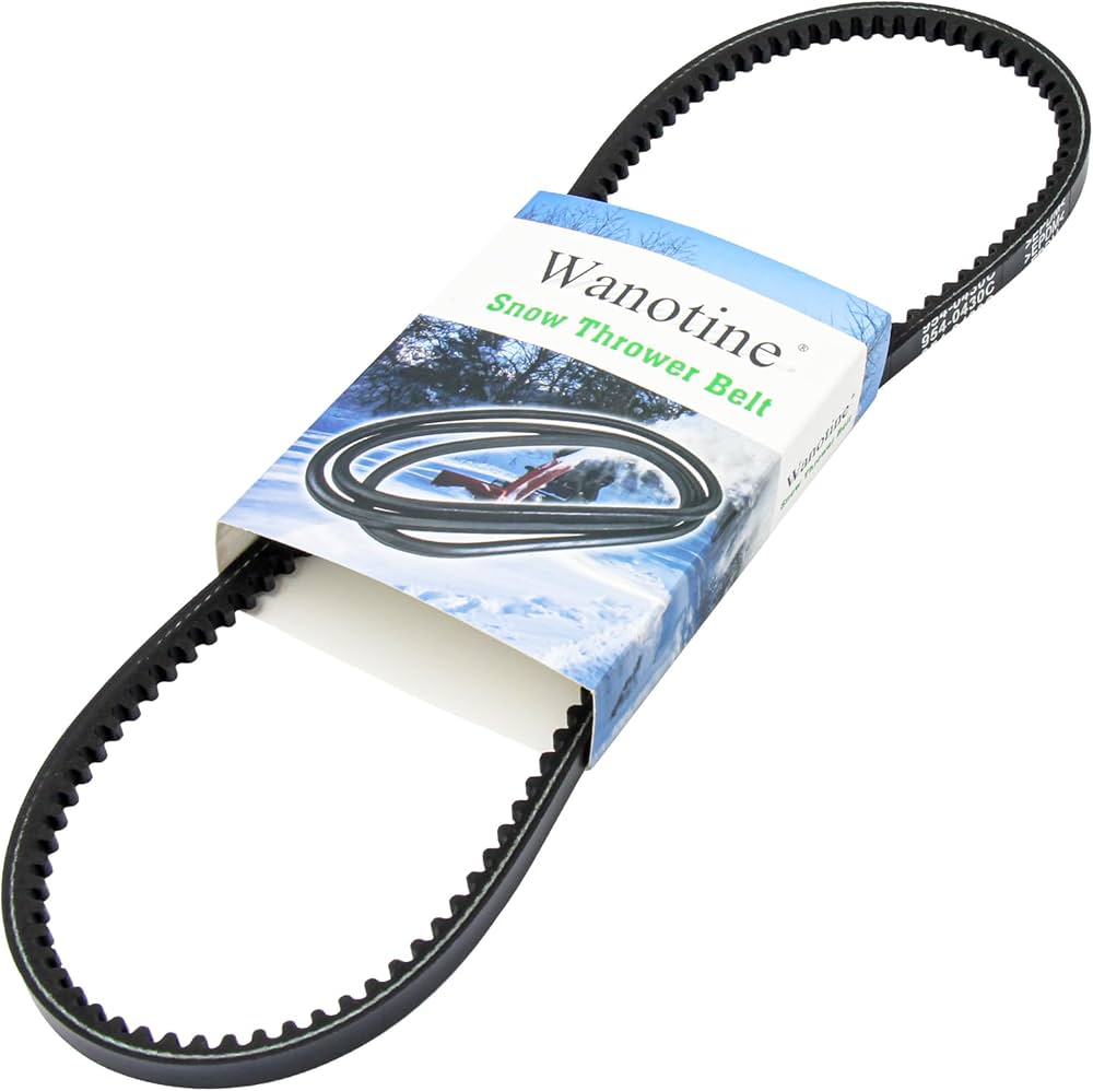 Amazon.com: Wanotine 954-0430C Auger Belt Replaces MTD, Craftsman