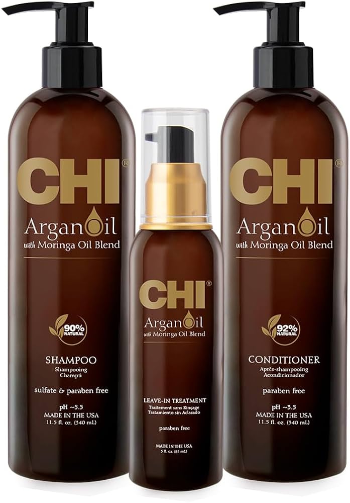 Amazon.com : CHI Argan Oil plus Moringa Oil Luxe Trio Kit with