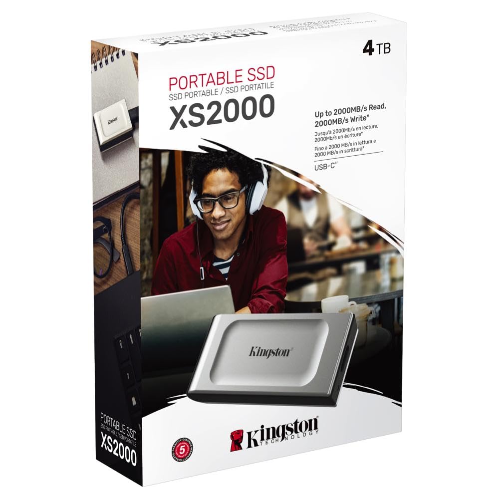 Amazon.com: Kingston XS2000 4TB High Performance Portable SSD with