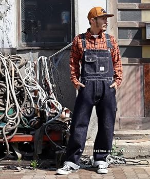 Amazon.co.jp: [児島ジーンズ] KOJIMA GENES 21ozデニムオーバーオール