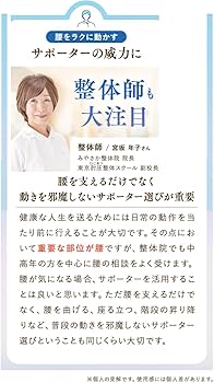 Amazon | 体感エアーベルト腰用 (LL-3L) 腰サポーター 日本製 ベルト