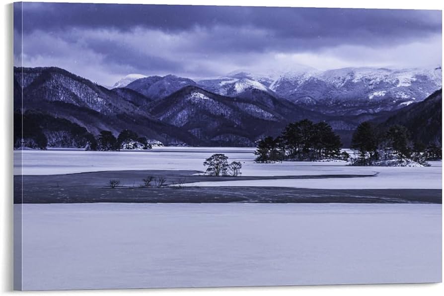 F8「冬磐梯」絵画 油絵 油彩画 風景画 アート 磐梯山 (2393) F8「冬