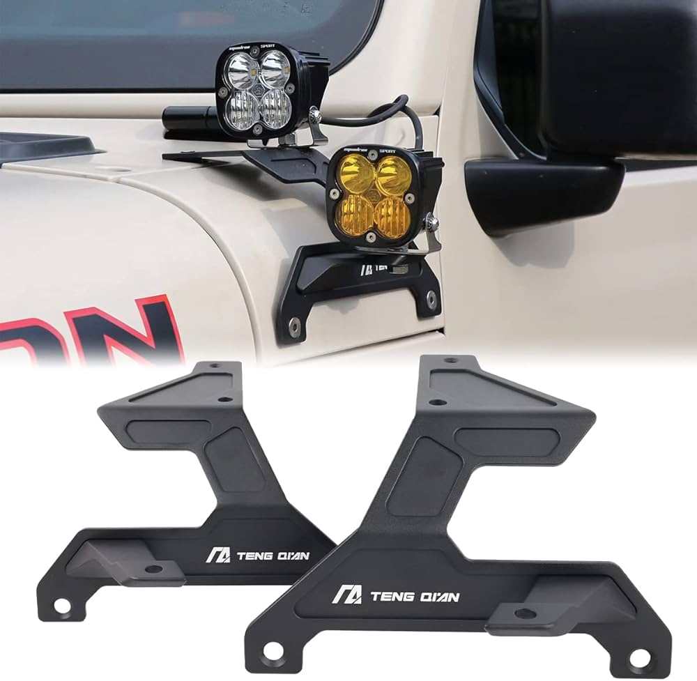 Amazon.co.jp: SHEAM デュアルAピラーライトマウント - フロントガラス