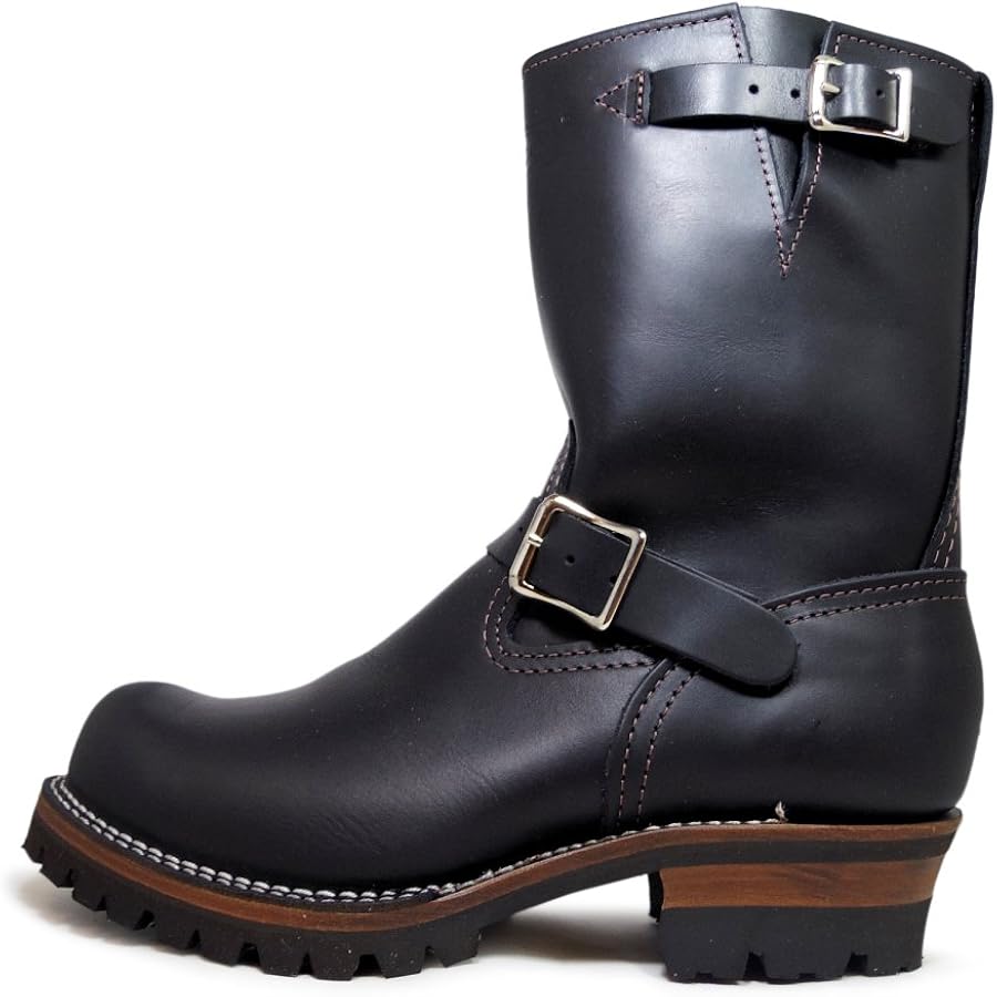 Amazon | [ウエスコ] BOSS ボス エンジニアブーツ 9inc BLACK TIE