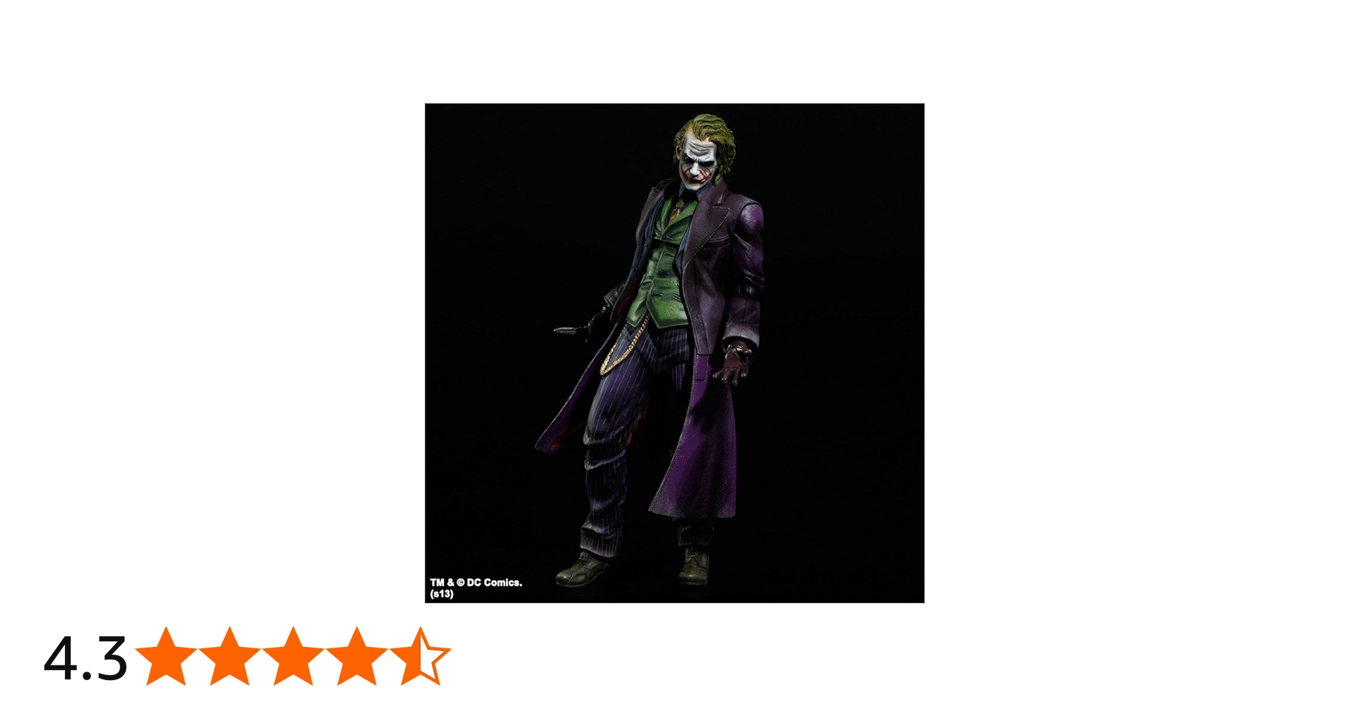 Amazon.co.jp: THE DARK KNIGHT TRILOGY PLAY ARTS改 ジョーカー(PVC