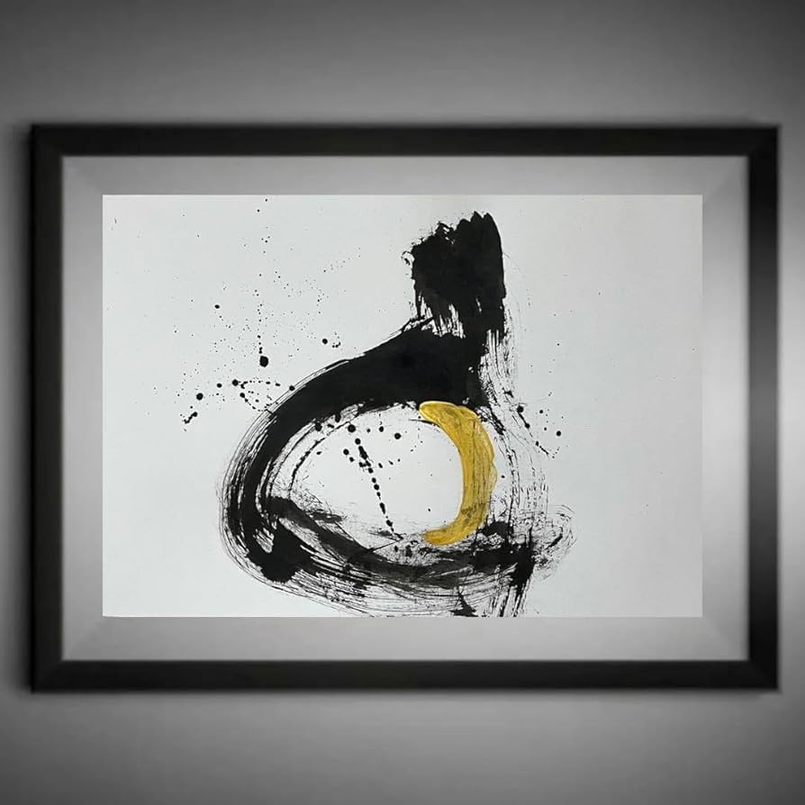 Amazon.co.jp: 91番 絵画 現代アート 抽象画 アクションアート モダン