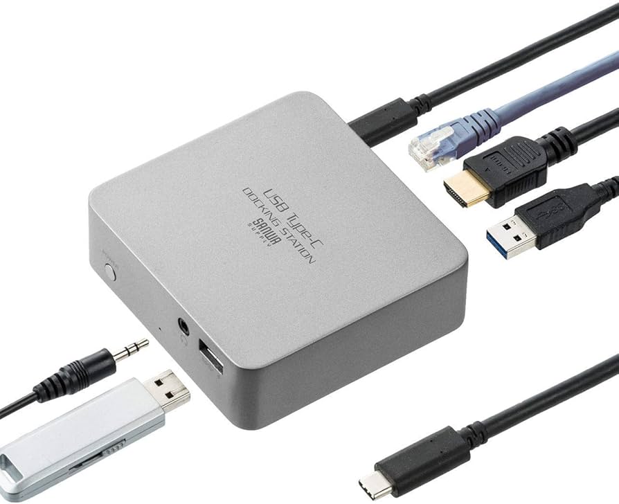 Amazon.co.jp: サンワダイレクト ドッキングステーション type C 7-in