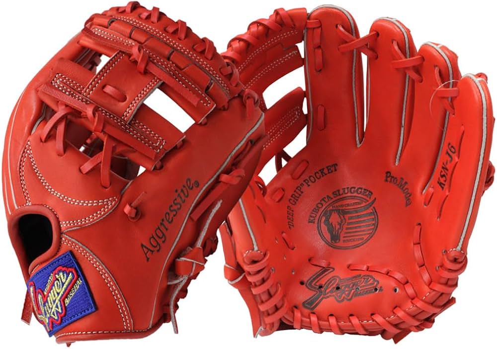 Amazon | 久保田スラッガー KSN-J6 Fオレンジ 左投げ用 少年軟式用